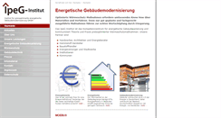 Desktop Screenshot of ipeg-institut.de