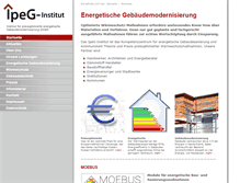 Tablet Screenshot of ipeg-institut.de